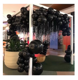Foto 5 | Foto 5 | Globos de Látex para Decoración 100 Piezas Negro