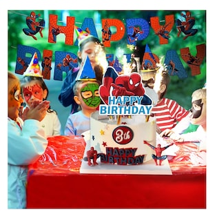 Foto 5 | Foto 5 | Kit De Decoraciones Para Fiesta De Cumpleaños Hombre Araña