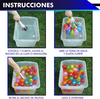 Foto 6 | Foto 6 | 555 Globos Mágicos de Agua Autosellante