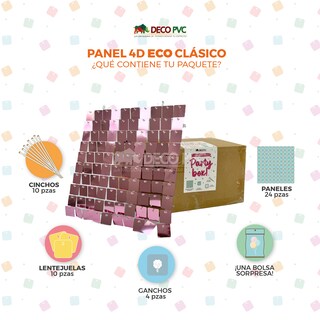 Foto 3 | Foto 3 | Panel Decorativo 4d Eco Shimmer Wall 24 Piezas 30x30 cm