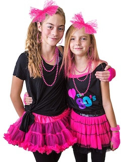 Foto 5 | Foto 5 | Set De Accesorios Para Disfraz Blulu De Los 80 Para Mujer (rosa Roja) - Venta Internacional.