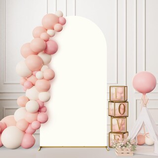Foto 1 | Foto 1 | Soporte Minetom Con Forma De Arco Metálico Para Telón De Fondo, 2,2 M, Con Funda, Color Blanco - Venta Internacional.