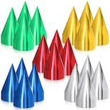 Sombreros De Fiesta Sumind 100 Coloridos Con Forma De Cono De Lámina Metálica Para Adultos - Venta Internacional.