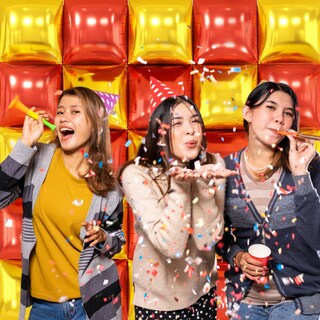 Foto 5 | Foto 5 | Kit De Pared Con Globos Feyg, Rojo, Negro Y Dorado Metalizado, 48 Cm, 25 Unidades - Venta Internacional.