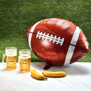 Foto 7 | Foto 7 | Football Balloons Skylety Football Rugby, Lámina De Aluminio De 26 Pulgadas - Venta Internacional.