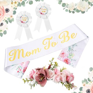 Foto 4 | Foto 4 | Kit de Guirnalda para Baby Shower Corona de Flores para Mamá - Venta Internacional