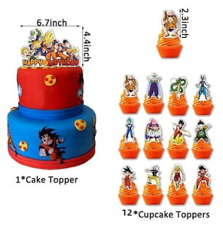Foto 4 | Foto 4 | Kit Xtellar 36 Globos Para Dragon Ball Goku Anime Decoraciones