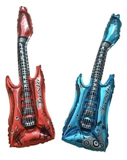 Foto 4 | Foto 4 | 10 Xtellar Pza Globo Guitarra Fiesta Boda Varios Colores