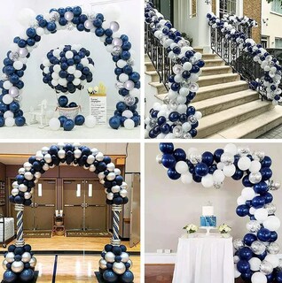 Foto 3 | Foto 3 | Kit Xtellar De Guirnalda De Globos Azul Blanco Decora Arco Cumpleaño