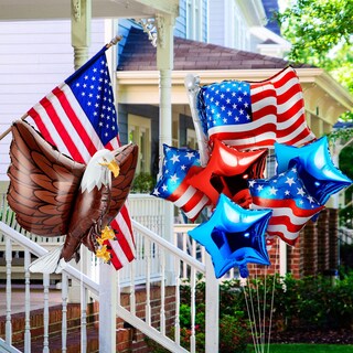 Foto 5 | Foto 5 | Set De Globos Zhanmai Patriotic Eagle Usa Elections Party X12 - Venta Internacional.