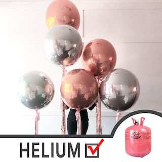 Foto 3 | Foto 3 | Globos De Aluminio Partywoo Silver, 20 Unidades De Diferentes Tamaños Con Cinta - Venta Internacional.
