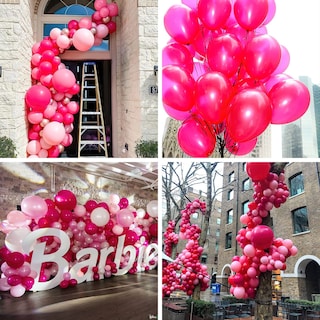 Foto 4 | Foto 4 | Globos Partywoo Magenta, 50 Unidades, 30 Cm, Color Rosa Intenso, Para Decoración - Venta Internacional.