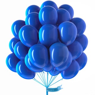 Foto 1 | Foto 1 | Globos Partywoo Azul Persa, 50 Unidades, 30 Cm, Látex Azul Oscuro - Venta Internacional.