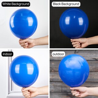 Foto 2 | Foto 2 | Globos Partywoo Azul Persa, 50 Unidades, 30 Cm, Látex Azul Oscuro - Venta Internacional.