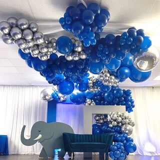 Foto 3 | Foto 3 | Globos Partywoo Azul Persa, 50 Unidades, 30 Cm, Látex Azul Oscuro - Venta Internacional.