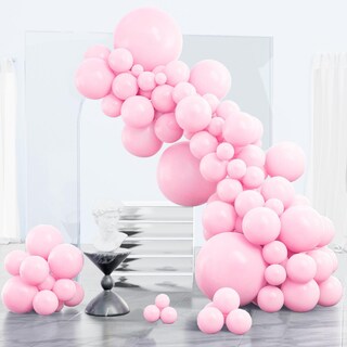 Foto 1 | Foto 1 | Balloon Partywoo, Color Rosa Pastel, 85 Unidades, Diferentes Tamaños - Venta Internacional.