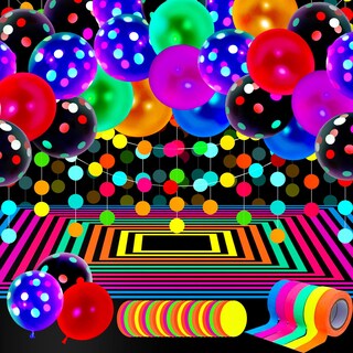 Foto 1 | Foto 1 | Artículos De Fiesta Skylety Glow In The Dark Neon Con Globos - Venta Internacional.