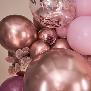Foto 4 | Foto 4 | Kit De Arco Con Forma De Globo Partywoo Dusty Rose Con 140 Piezas, Color Rosa - Venta Internacional.