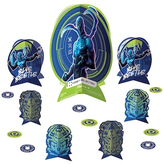 Foto 1 | Foto 1 | Kit De Centro De Mesa Amscan Blue Beetle (juego De 27 Piezas) - Venta Internacional.
