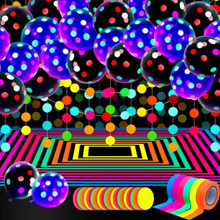 Foto 1 | Foto 1 | Artículos De Fiesta Skylety Glow In The Dark Neon Con Globos - Venta Internacional.