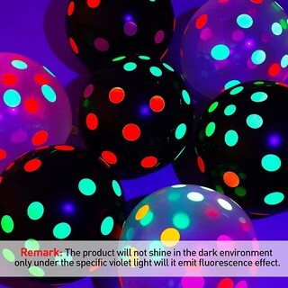 Foto 5 | Foto 5 | Artículos De Fiesta Skylety Glow In The Dark Neon Con Globos - Venta Internacional.