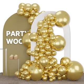 Foto 1 | Foto 1 | Balloon Partywoo Metallic Gold, Paquete De 142 Unidades Con Kit Arch, G101 - Venta Internacional.