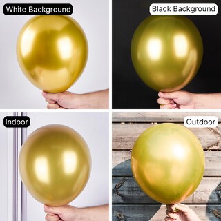 Foto 3 | Foto 3 | Balloon Partywoo Metallic Gold, Paquete De 142 Unidades Con Kit Arch, G101 - Venta Internacional.