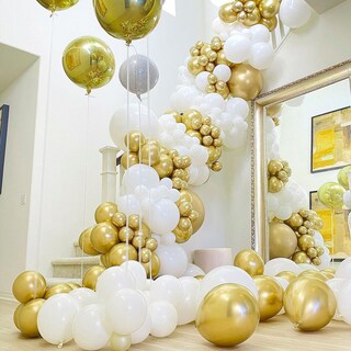 Foto 6 | Foto 6 | Balloon Partywoo Metallic Gold, Paquete De 142 Unidades Con Kit Arch, G101 - Venta Internacional.