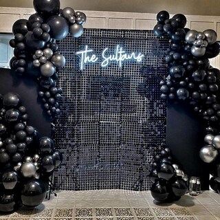 Foto 6 | Foto 6 | Globos Partywoo, 50 Unidades, 30 Cm, Látex Negro Mate - Venta Internacional.