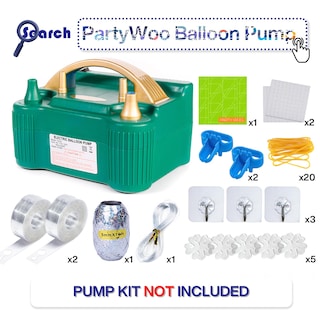 Foto 4 | Foto 4 | Balloon Partywoo, 127 Unidades, Color Rojo Rubí, Paquete De Diferentes Tamaños - Venta Internacional.