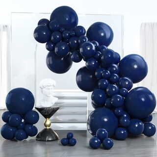 Foto 1 | Foto 1 | Balloon Partywoo, Paquete De 100 Unidades, Azul Marino, Diferentes Tamaños - Venta Internacional.