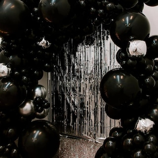 Foto 6 | Foto 6 | Balloon Partywoo Black, 120 Unidades, Negro Mate, Diferentes Tamaños - Venta Internacional.