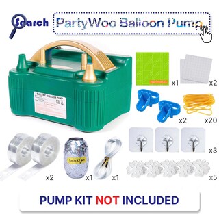 Foto 4 | Foto 4 | Balloon Partywoo, Color Azul Oscuro, 138 Unidades, Diferentes Tamaños - Venta Internacional.