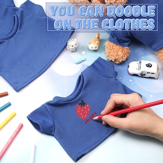 Foto 7 | Foto 7 | Camiseta Básica Skylety De Bear Clothes Para Osos De Peluche De 35 A 45 Cm - Venta Internacional.
