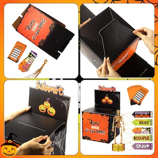 Foto 3 | Foto 3 | Suministros Para Fiestas De Halloween Sratte, 56 Unidades, Con Concurso De Disfraces - Venta Internacional.