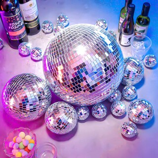 Foto 2 | Foto 2 | Disco Ball Chengu, Colgante Grande, Plateado, 20 Cm, 15 Cm, 10 Cm, Paquete De 4 - Venta Internacional.