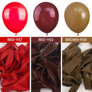 Foto 3 | Foto 3 | Globos Partywoo, Retro, Rojos, 50 Unidades, 30 Cm, Color Burdeos, Para Decoración - Venta Internacional.