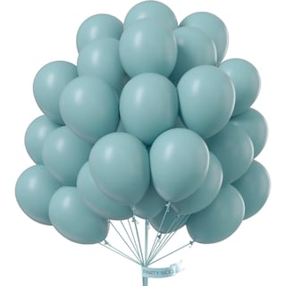 Foto 1 | Foto 1 | Globos Partywoo Pale Aqua De 12 Pulgadas, 101 Unidades, Para Decoración - Venta Internacional.