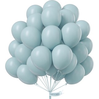 Foto 1 | Foto 1 | Globos Partywoo Pale Aqua De 12 Pulgadas, 100 Unidades, Para Decoración - Venta Internacional.