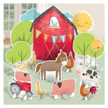 Decoraciones De Fiesta Amscan Adorable Multicolor Barnyard Birthday - Venta Internacional.