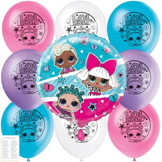 Foto 1 | Foto 1 | Set Único De Globos Lol Balloons Para Fiesta De Cumpleaños De Látex Y Aluminio - Venta Internacional.