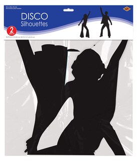 Foto 5 | Foto 5 | Disco Silhouettes Beistle, 32,75 Cm Y 36,5 Cm, Color Negro 54618 - Venta Internacional.