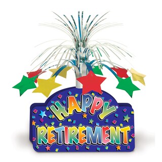 Foto 1 | Foto 1 | Centerpiece Happy Retirement Beistle (1 Unidad), Accesorio Para Fiestas - Venta Internacional.