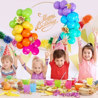 Foto 5 | Foto 5 | Arco De Látex Multicolor Con Forma De Arco De 50 Globos Feyg Rainbow - Venta Internacional.