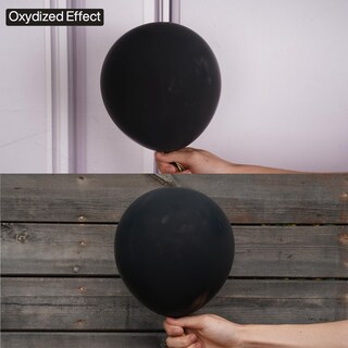 Foto 3 | Foto 3 | Globos Partywoo, 100 Unidades, 30 Cm, Látex Negro Mate - Venta Internacional.