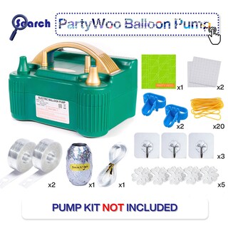 Foto 4 | Foto 4 | Globos Partywoo, Color Morado Metalizado, 130 Unidades, 46, 30, 25, 13 Cm - Venta Internacional.