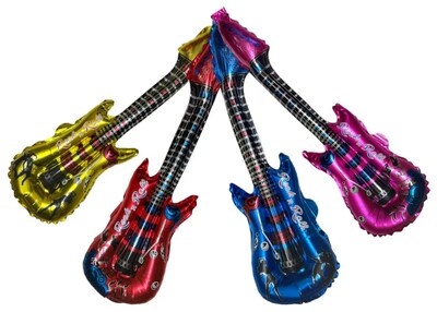 Foto 4 | Foto 4 | Set De 10 Guitarras Inflables Metálicas De Alta Calidad Xtellar