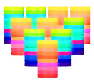 Foto 1 | Foto 1 | Pulseras Neón Cyalume Luminosas Glow Multicolor 212 Piezas