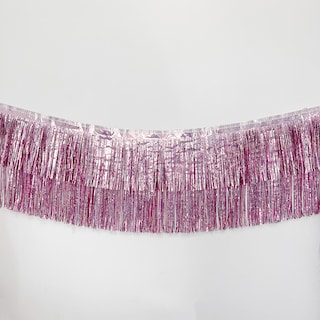 Foto 1 | Foto 1 | Guirnalda Con Flecos Brillante 2m Decoración Para Fiesta (rosa)