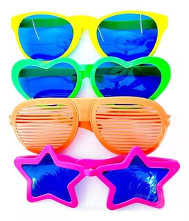 Foto 3 | Foto 3 | 24 Pzas Lente Gigantes + Collares Hawaianos Fiesta Batucada